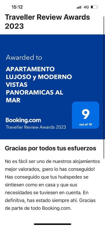 Apartamento Lujoso Y Moderno Vistas Panoramicas Al Mar Marbella Exteriör bild